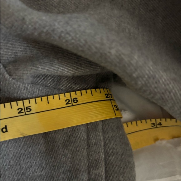 Free People Hannah oversized pea coat grey size large nwot - Picture 14 of 15